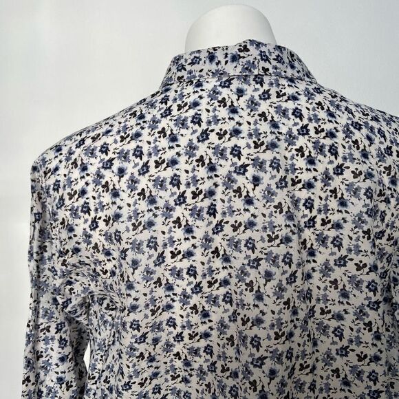 J Jill Floral Button Down Long Sleeve - Picture 5 of 8